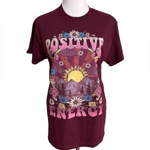 Goodie Two Sleeves Maroon Graphic Tee